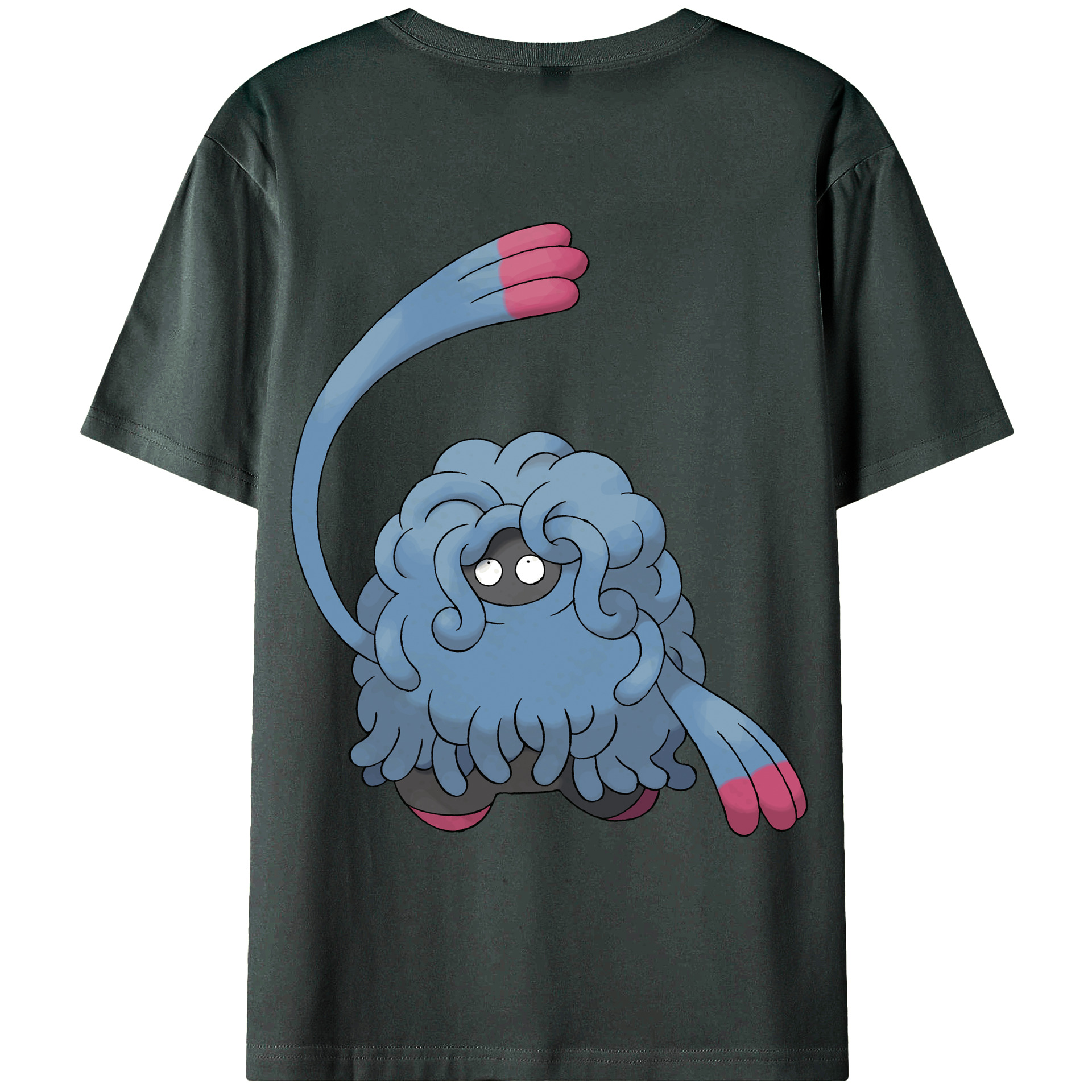 （画像用） ポケットモンスター Pokémon 綿100％ メンズ半袖Tシャツ（バックプリント） 通気性